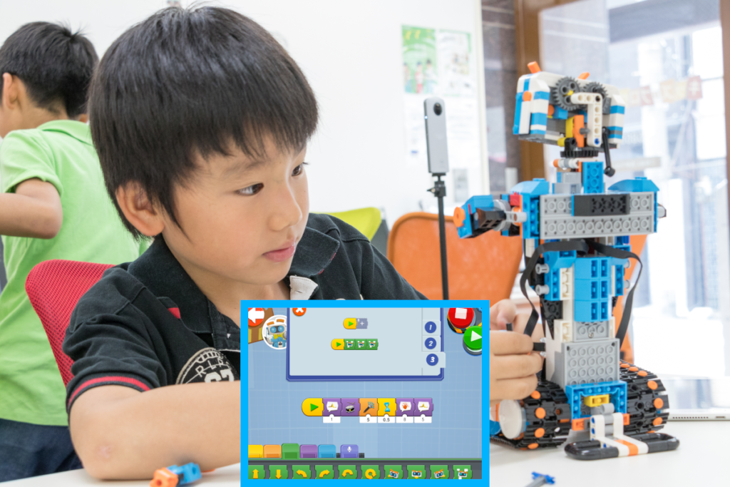 レゴブースト（レゴBOOST）によるKIDSPRO授業風景の動画 -
