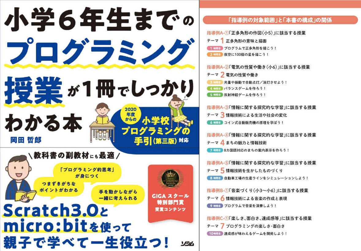 小学6年生までのプログラミング授業が1冊でしっかり分かる本