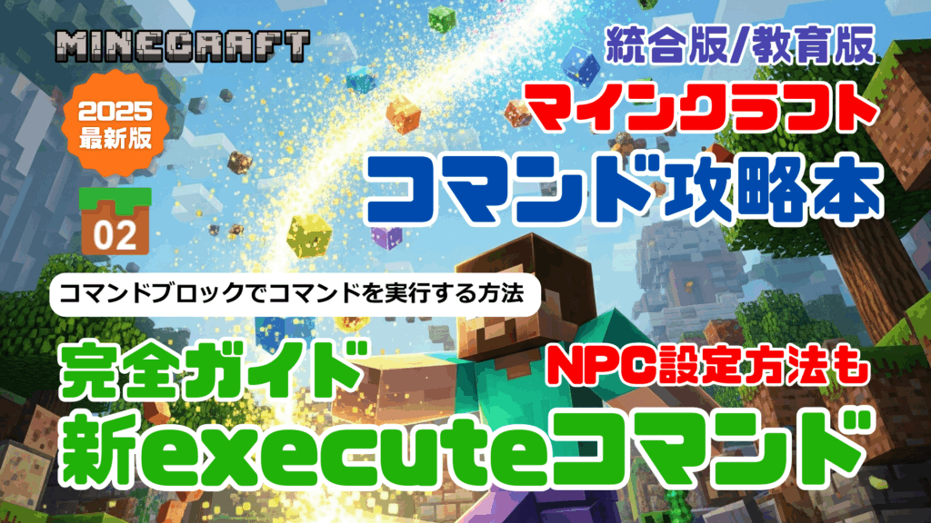 マインクラフト コマンド完全攻略技術書』ワザ②「コマンドブロックで