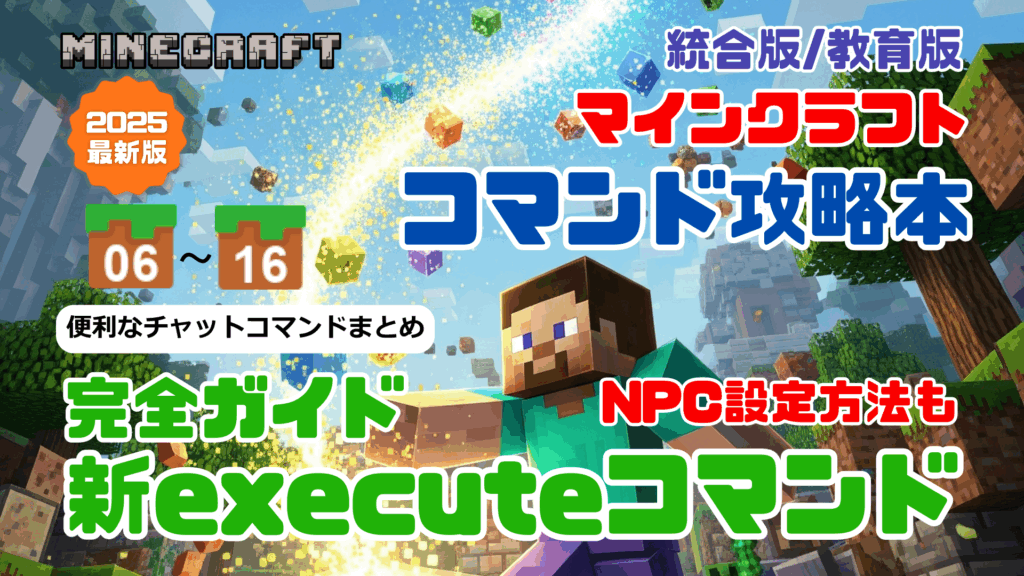 マインクラフト コマンド完全攻略技術書』ワザ⑥～⑯「便利なチャット