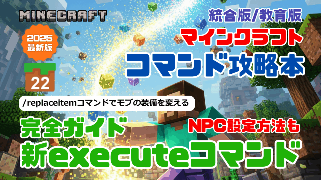 マインクラフト コマンド完全攻略技術書』ワザ㉒「/replaceitem