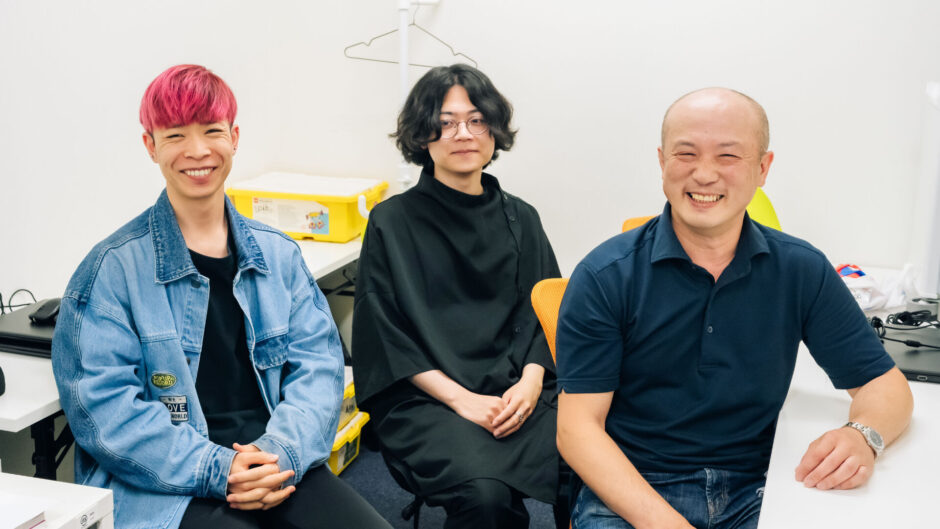 KIDSPROの先生、左から栗木先生、東條先生、岡田先生