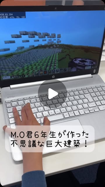 M.O君がストラクチャーブロックで作ったマイクラ巨大建築