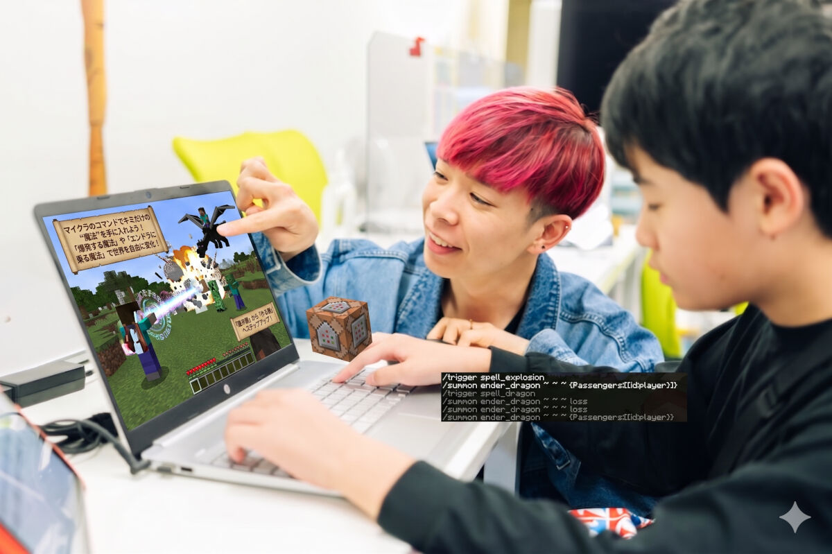 マイクラでプログラミング：魔法コマンド！